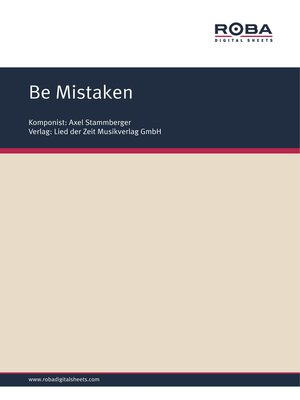 cover image of Be Mistaken